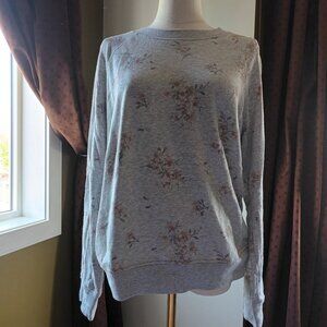 Garage Floral Gray Sweater